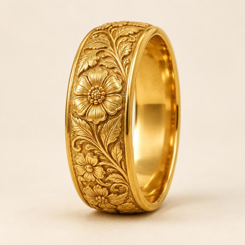 Carved Kada Bangle