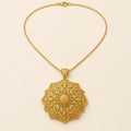 Medallion Rosette Necklace