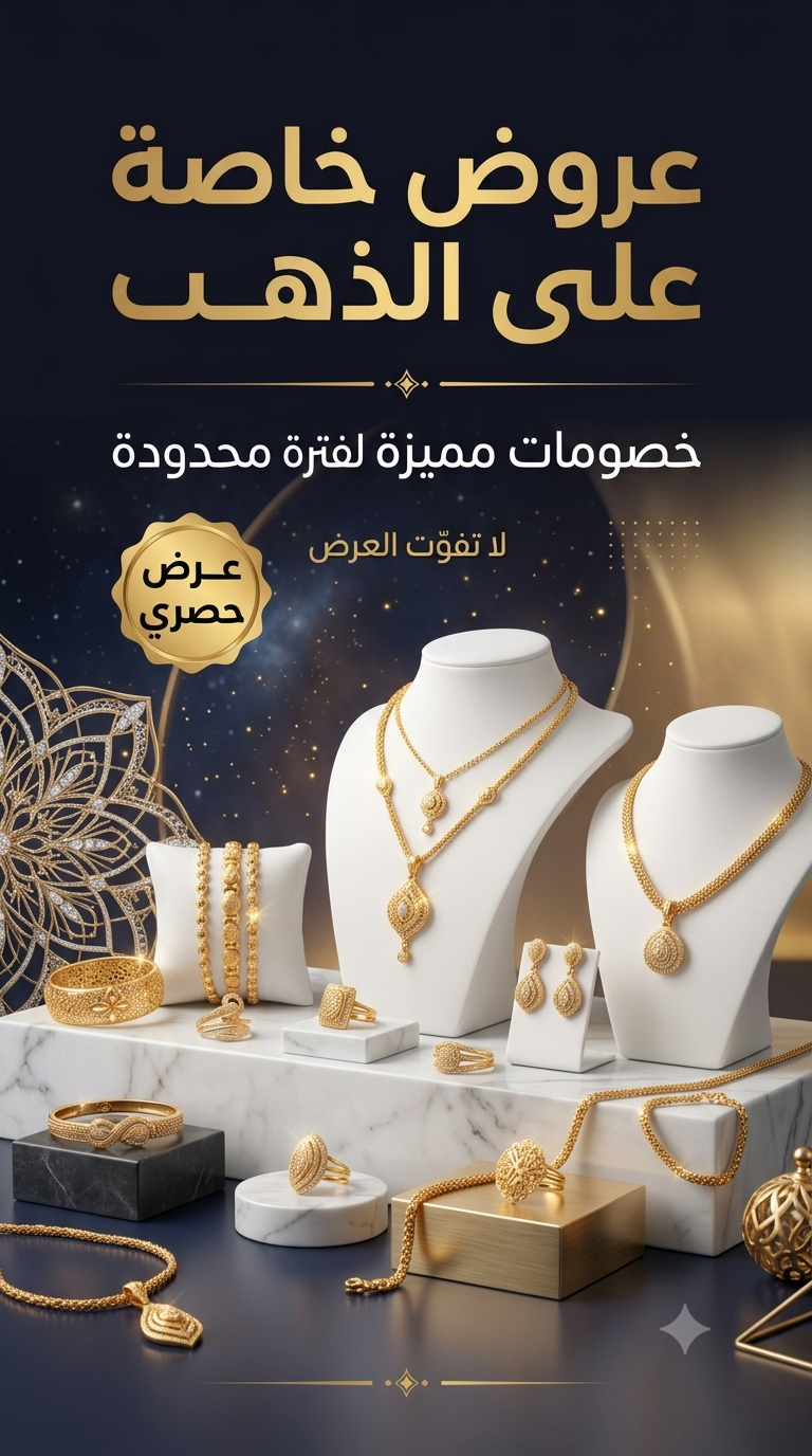 عروض خاصة على الذهب - hero slide 2