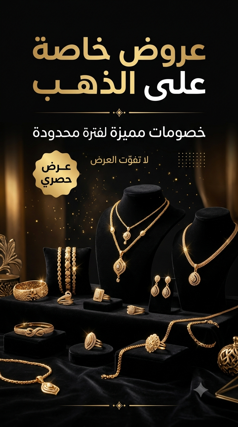 عروض خاصة على الذهب - hero slide 3